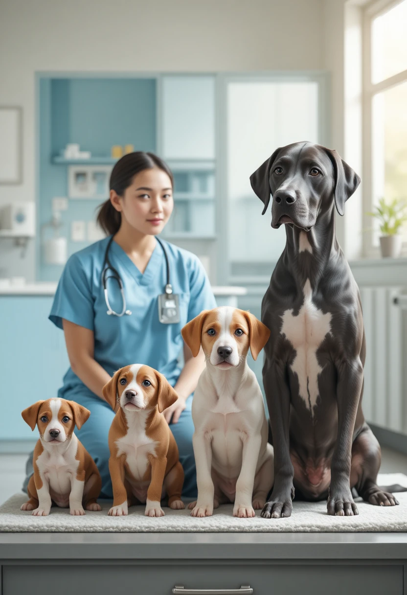 Best ages to spay or neuter a puppy by breed size, showing veterinary guidance for toy, small, medium, large, and giant breed dogs