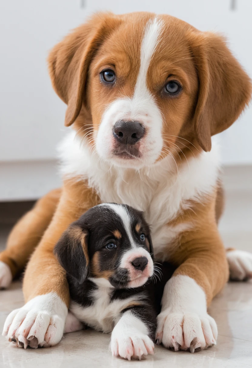 Puppies Leave Their Mother