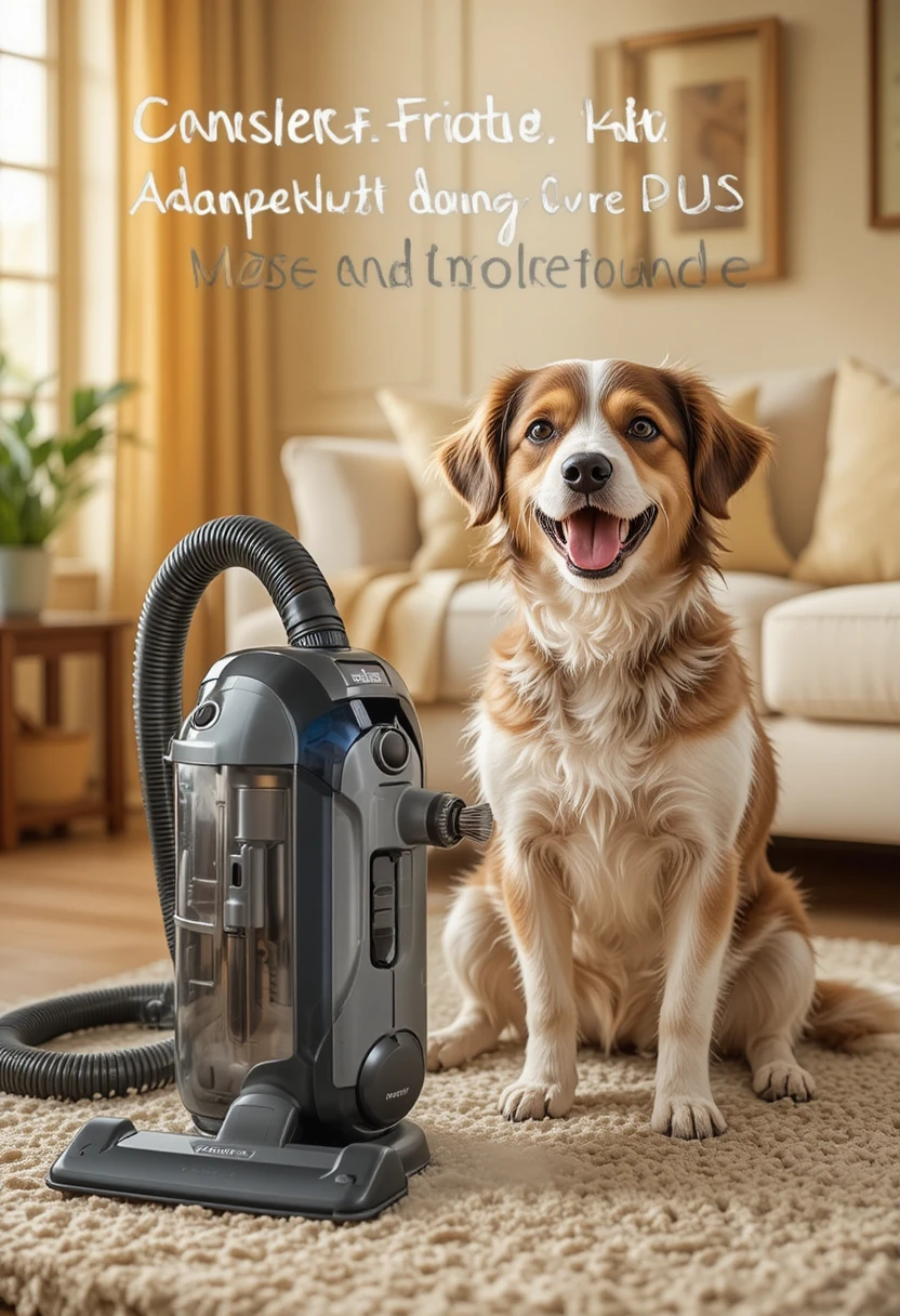 FIXR Dog Grooming Vacuum Kit with Clippers