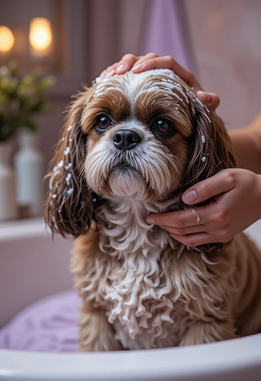 Add Conditioner for Long or Dry Coats