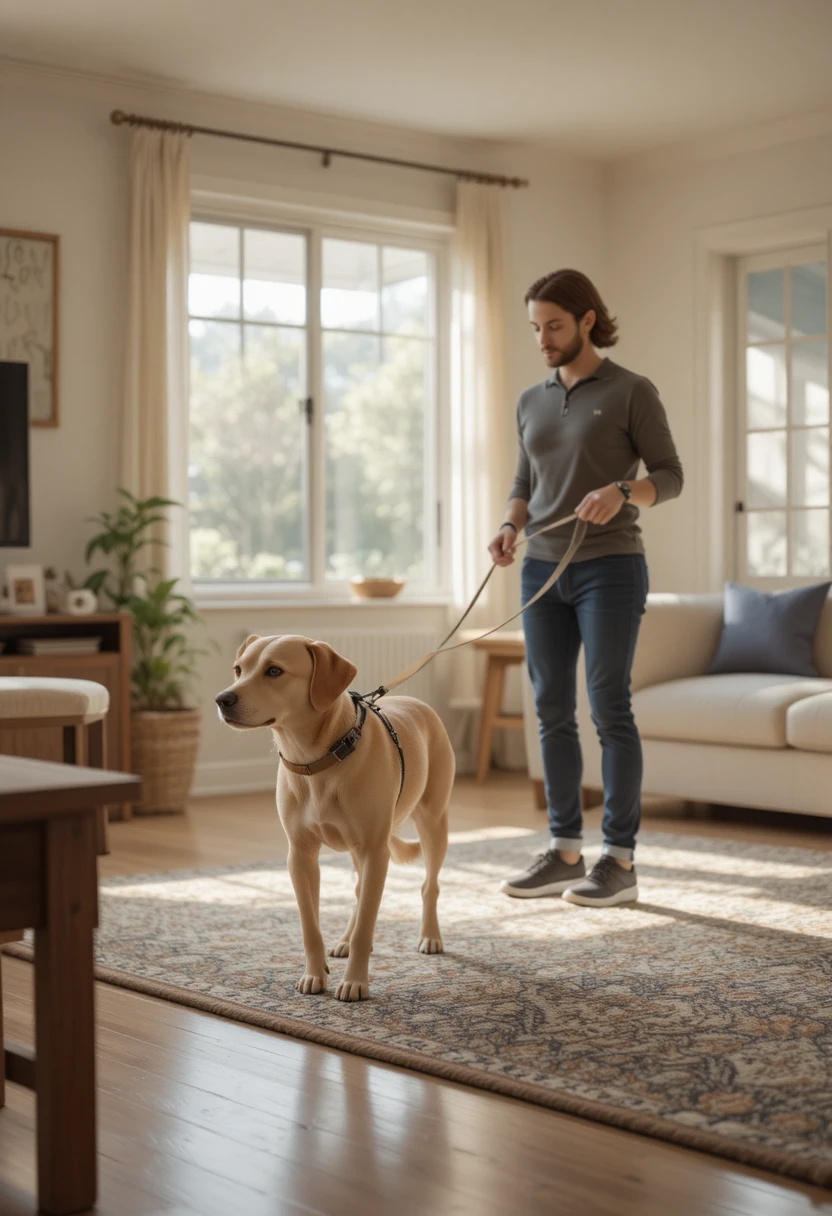 Start Leash Training Indoors First