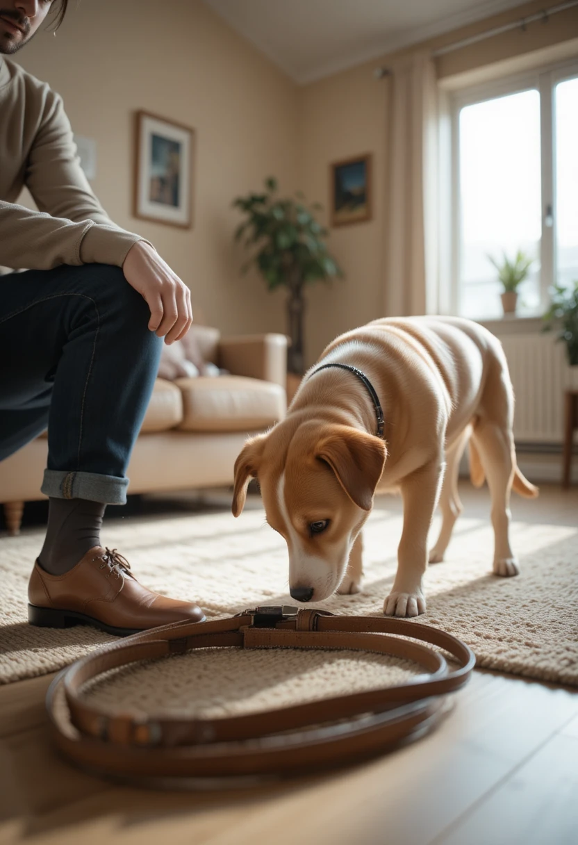  Let Your Dog Sniff and Investigate the Leash