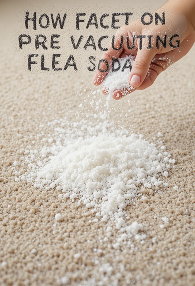 Sprinkle Salt or Baking Soda Before You Vacuum