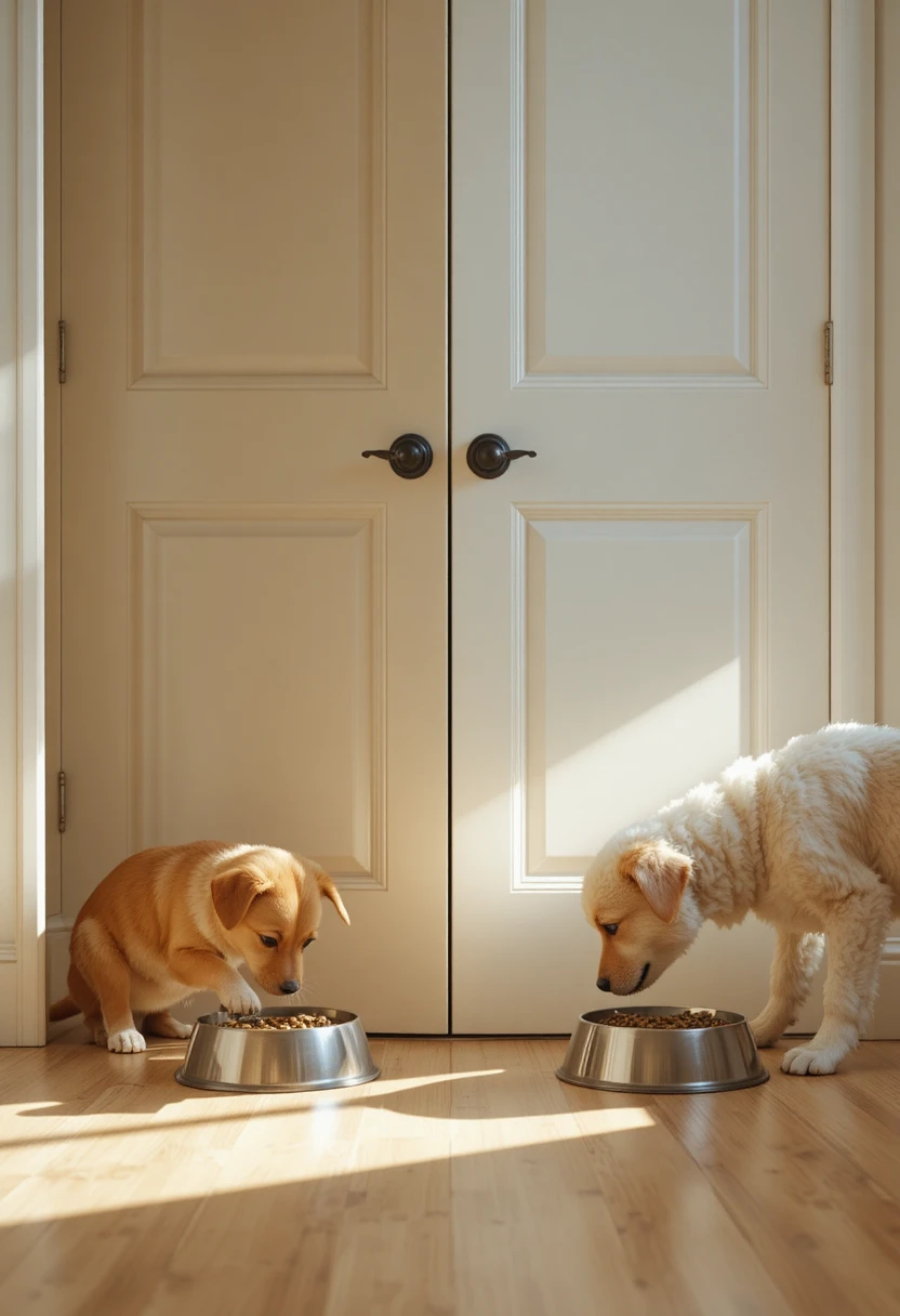 Feed Them on Opposite Sides of a Closed Door
