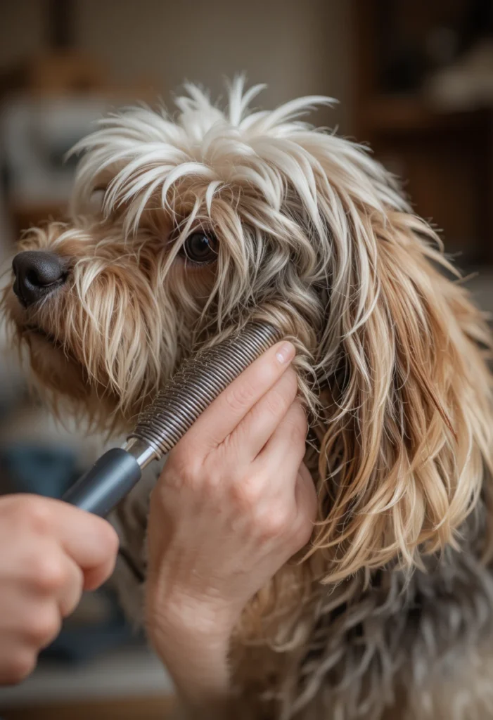 Use Short, Fast Strokes With a Metal Comb