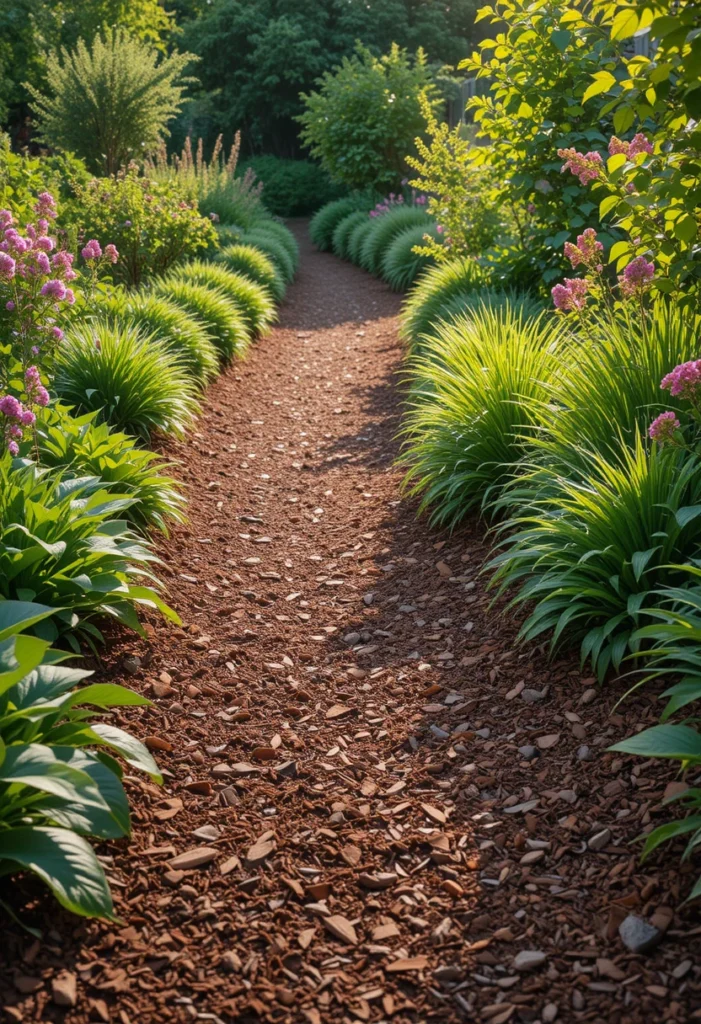  Use Cedar Mulch as a Natural Border