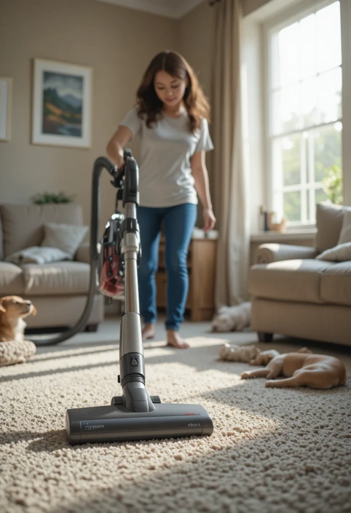 Vacuum Daily During an Active Infestation