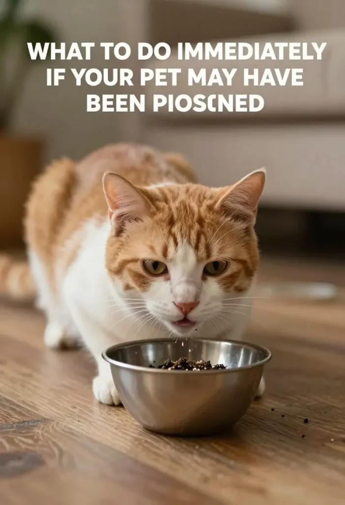 What to Do Immediately If Your Pet May Have Been Poisoned